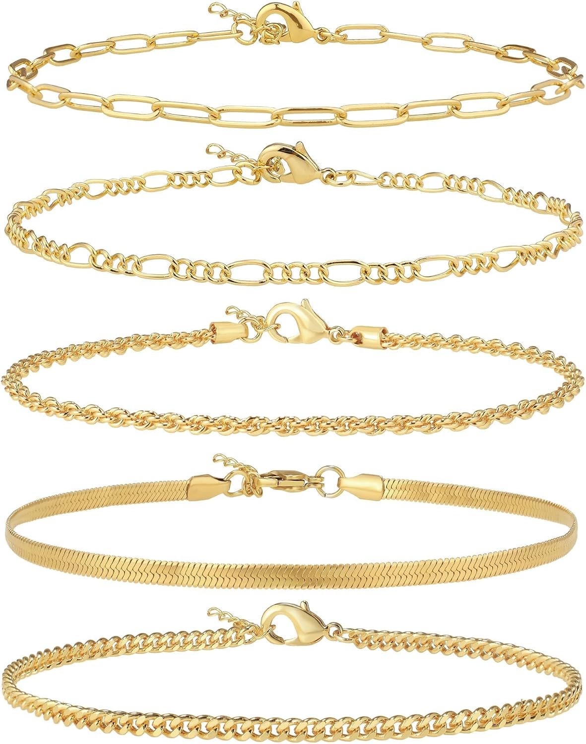 Best anklet – Gold/Silver Plated Anklet Bracelets for Women Waterproof Plus