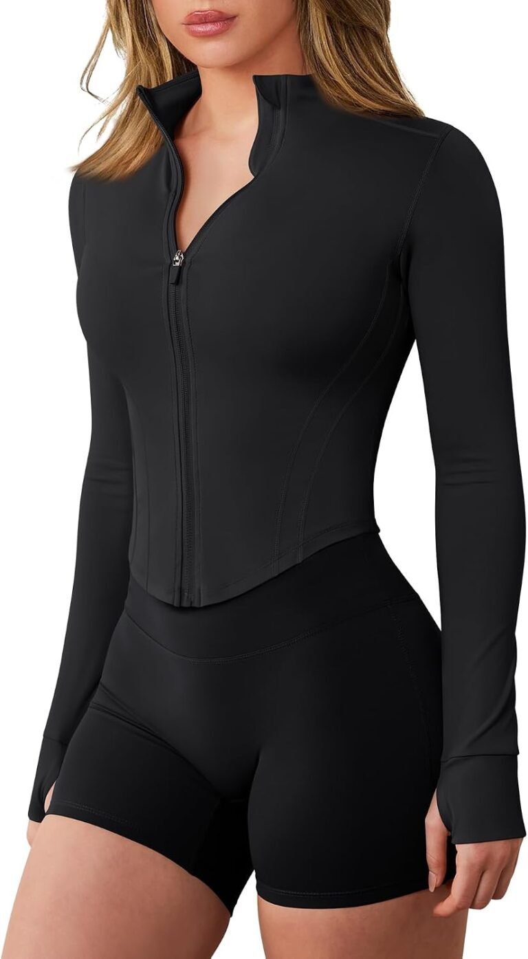 Best athletic jacket – Workout Jackets for Woman, Cropped BBL Gym Athletic