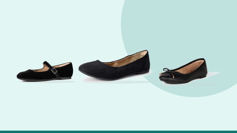 Best ballet flats – Amazon Essentials Women's Comfortable Round Toe Ballet Flats,