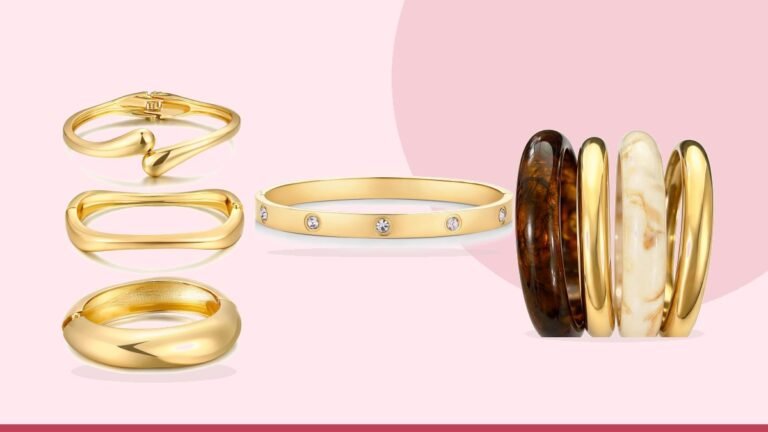 Best bangle bracelet – PAVOI Waterproof Bracelet for Women, 14K Gold Plated