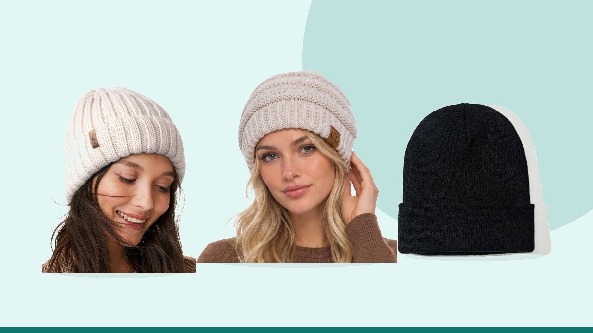 Best cable knit beanie – C.C Exclusives Cable Knit Beanie - Thick, Soft