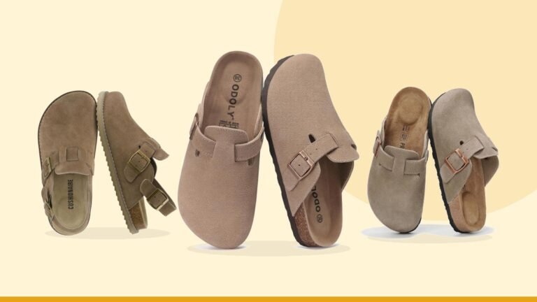 Best clogs – ODOLY Genuine Suede Clogs for Women Men Comfort