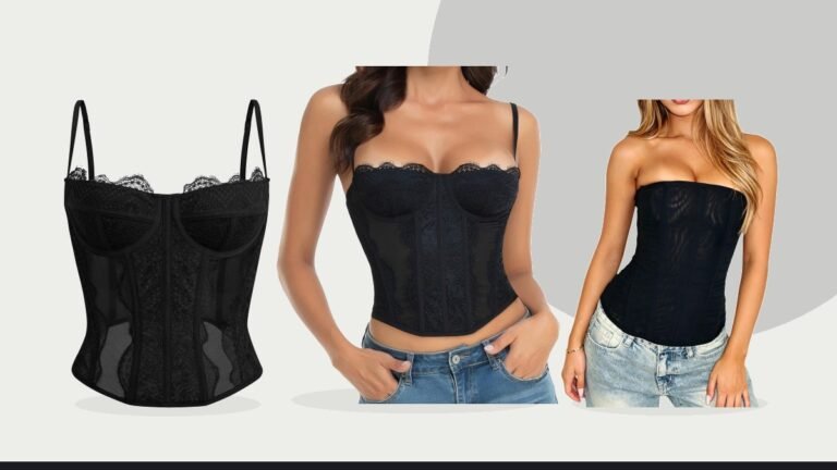 Best corset top – Raxnode Lace Bustier Corset Tops for Women -