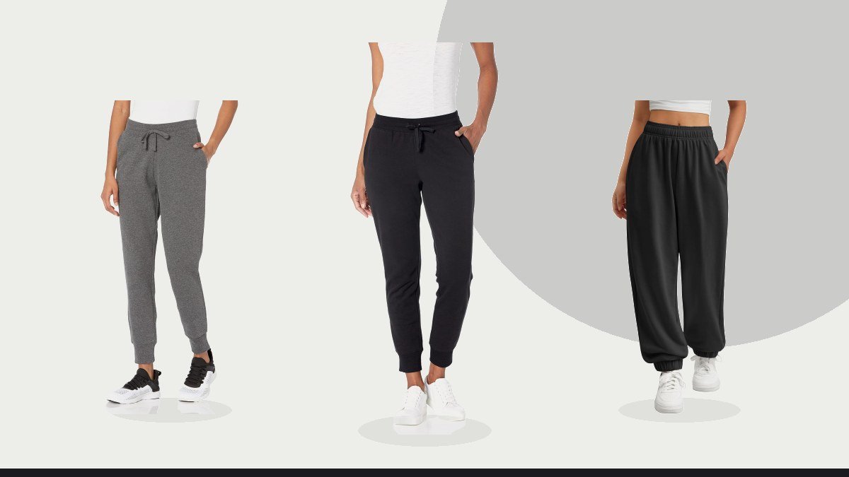 Best cotton joggers – Amazon Essentials Women's Cotton Fleece Jogger Sweatpants with