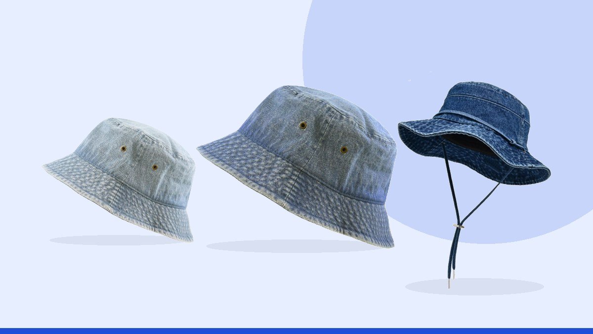 Best denim bucket hat – The Hat Depot Cotton Bucket Hat for Men