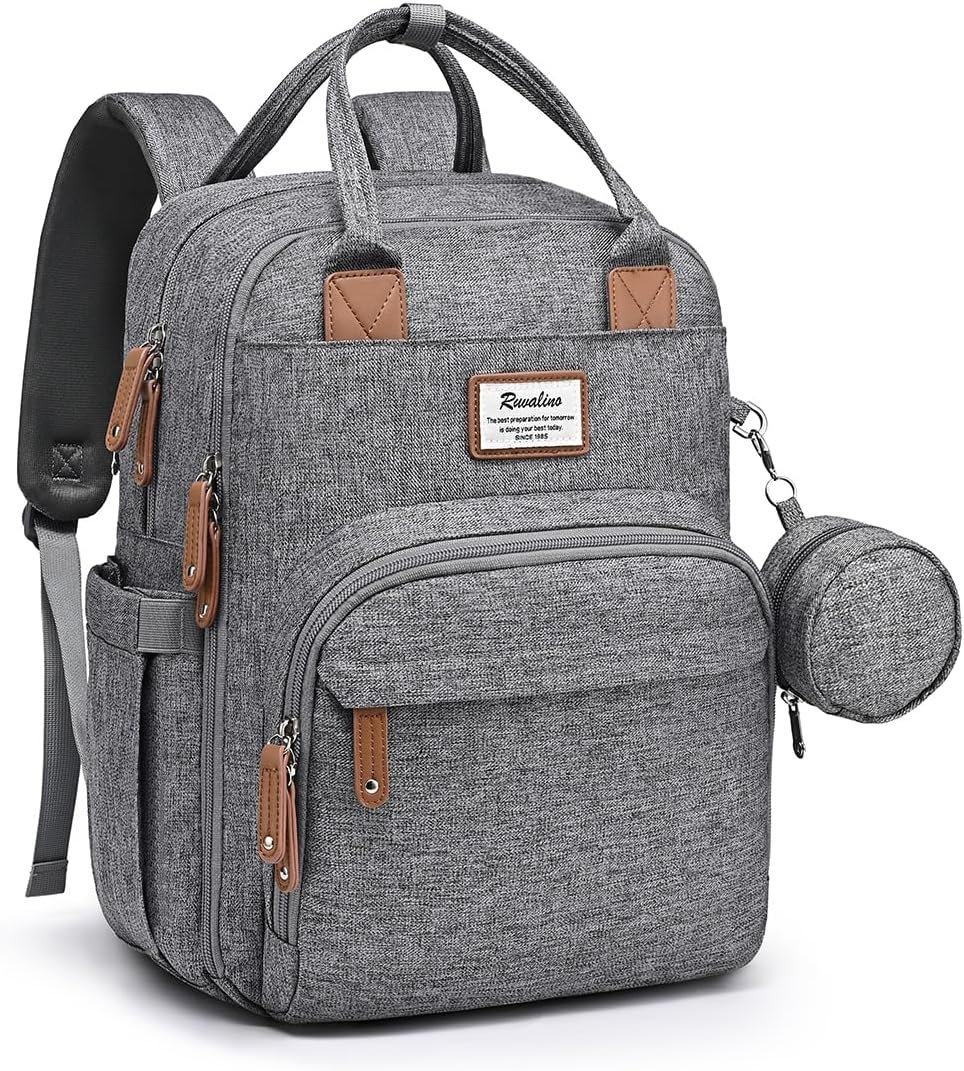 Best diaper bag – RUVALINO Diaper Bag Backpack-Multifunction Travel Baby Diaper Bag