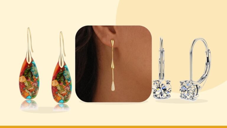 Best drop earrings – Dangle Earrings for Women Trendy, 14K Gold Plated