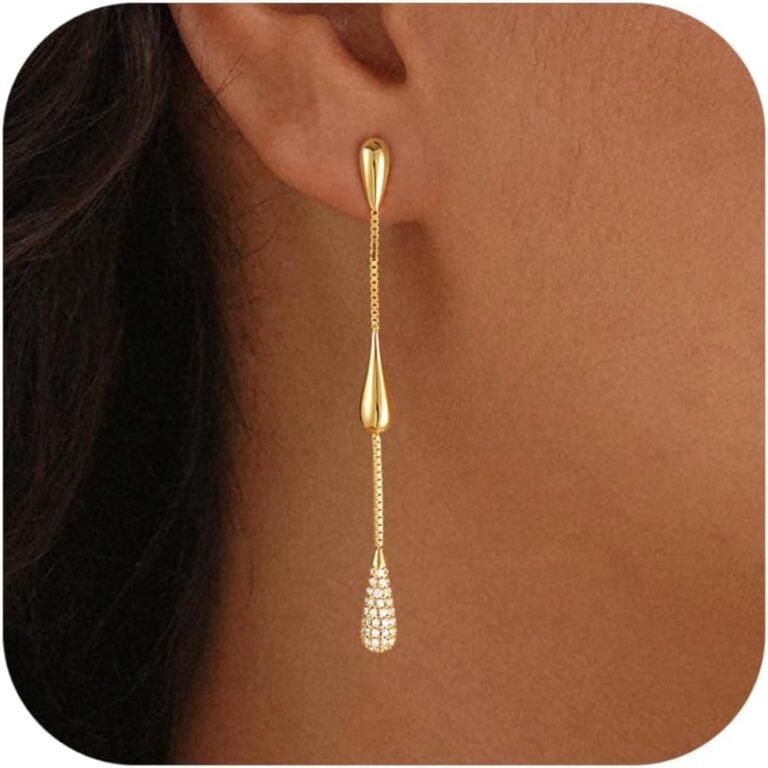 Best drop earrings – Dangle Earrings for Women Trendy, 14K Gold Plated