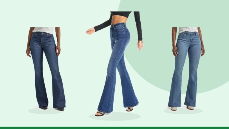 Best flare jeans – FLYING BANANA Women's Totally Shaping Curvy Stretchy Bootcut
