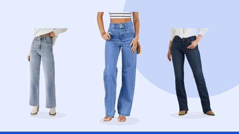Best high waisted straight leg jeans – Sidefeel Jeans for Women High Waisted Straight Leg