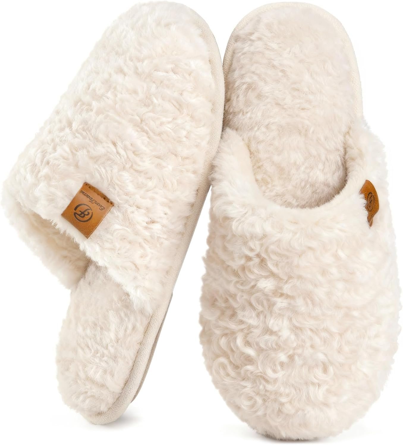 Best house slippers – EverFoams Women's Fuzzy Slippers Warm Cozy Memory Foam