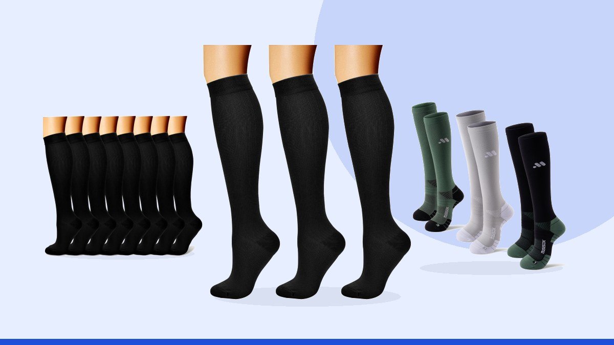Best knee high compression socks – CHARMKING Compression Socks for Women & Men Circulation