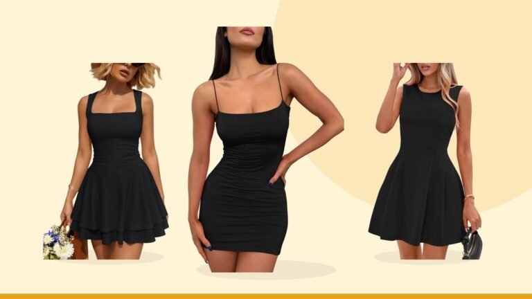 Best little black dress – LILLUSORY Women's Mini Sexy Bodycon Dress 2026 Spring