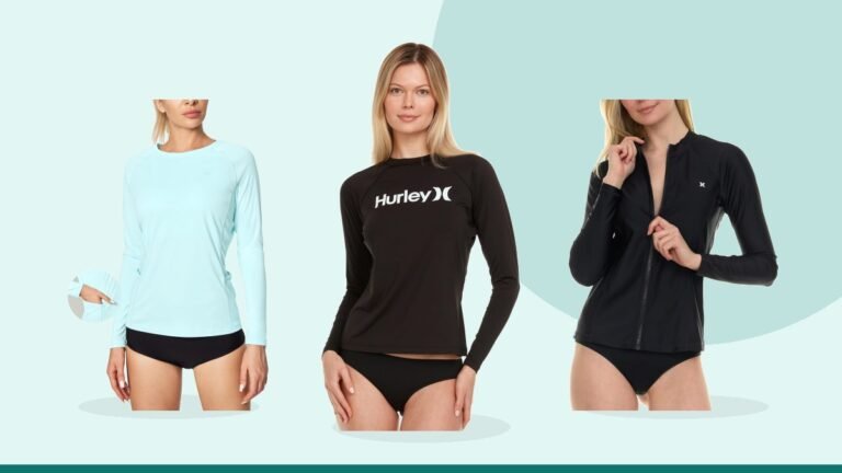 Best long sleeve rash guard – Hurley Women's Long Sleeve Rash Guard, UPF 50+