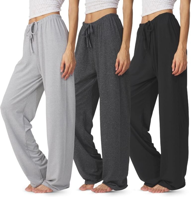 Best lounge pants – Ultra Performance Pajama Pants Women 3 Pack Soft