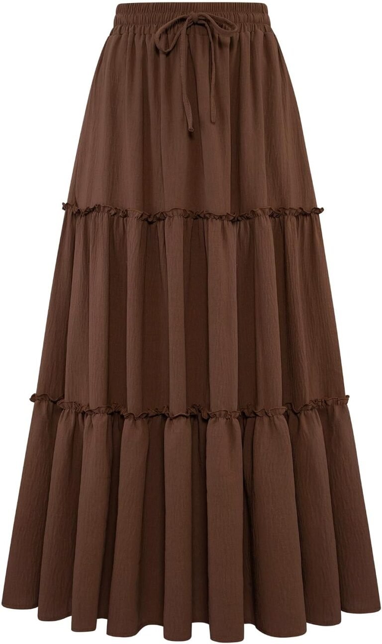 Best maxi skirt – Arolina Women's Summer Maxi Skirt Trendy High Waist