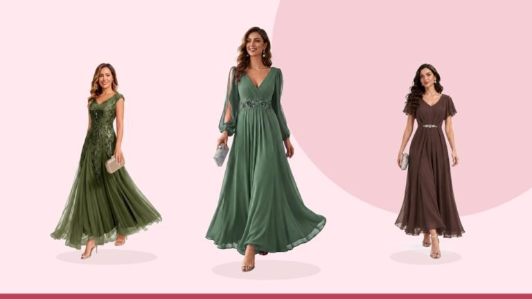 Best mother of the bride dress – Ever-Pretty Women's Fall Long Sleeves Formal Mother of