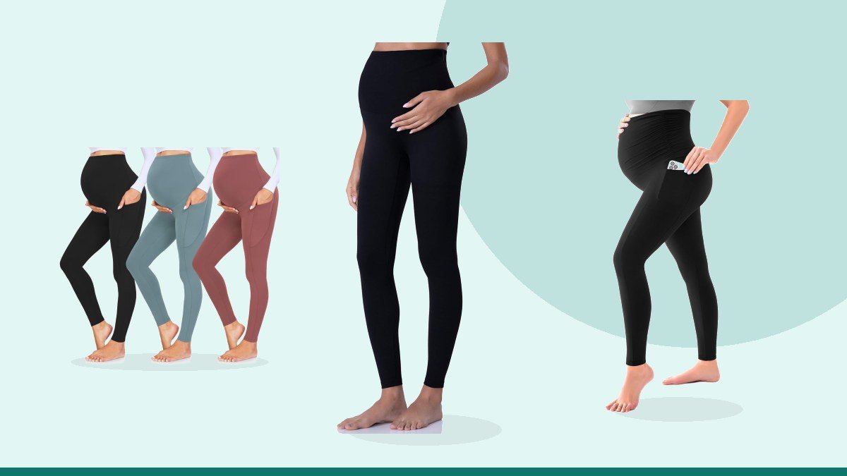Best over the belly maternity leggings – POSHDIVAH Maternity Leggings for Women Pregnancy Yoga Pants