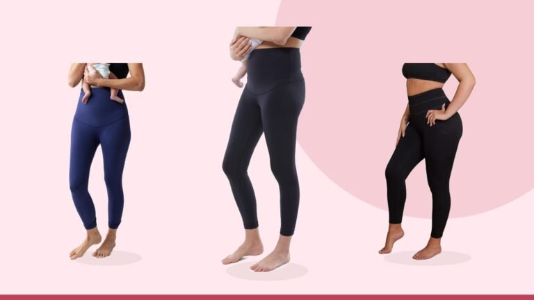Best postpartum leggings – Ingrid & Isabel Basics Postpartum Compression Leggings