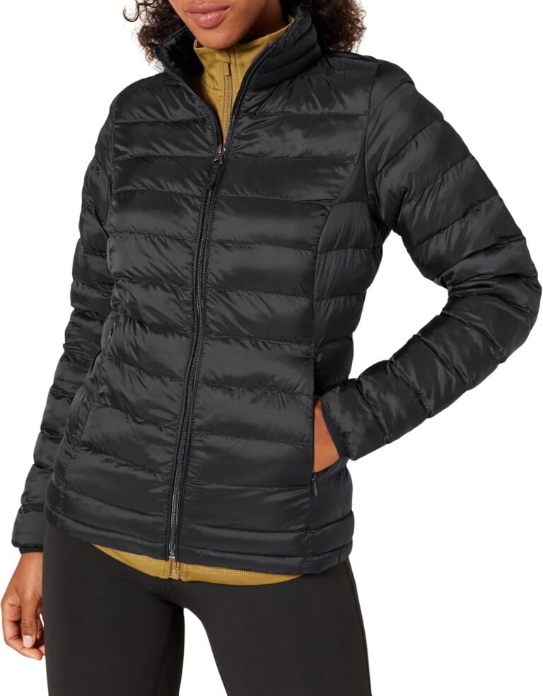 Best puffer jacket – Amazon Essentials Women's Lightweight Long-Sleeve Water-Resistant Packable Puffer