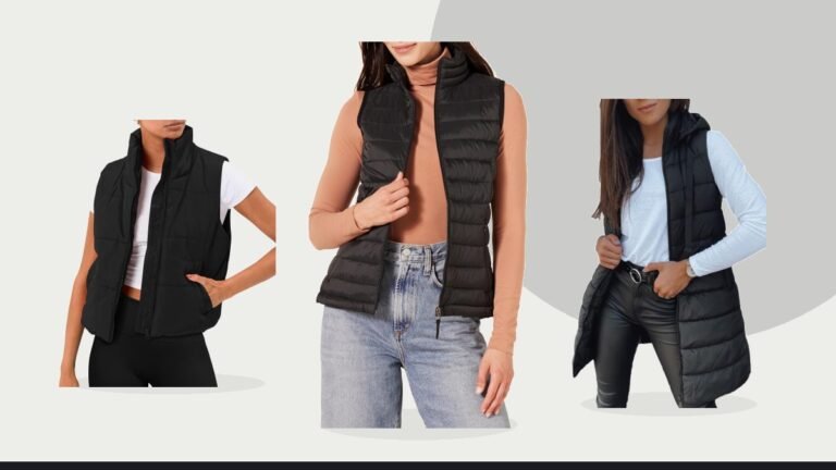 Best puffer vest – Amazon Essentials Women's Lightweight Water-Resistant Packable Puffer Vest