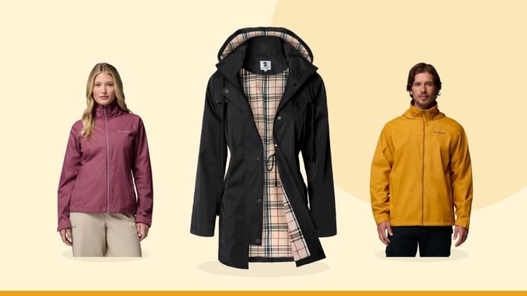 Best rain jacket – SaphiRose Women's Long Hooded Rain Jacket Outdoor Raincoat