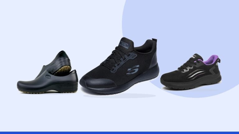 Best slip resistant nurse shoes – Skechers Women's Squad Slip On