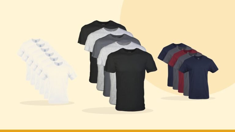 Best t-shirt – Gildan Men's Crew T-Shirts, Multipack, Style G1100