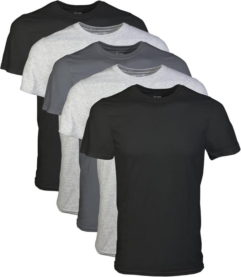 Best t-shirt – Gildan Men's Crew T-Shirts, Multipack, Style G1100