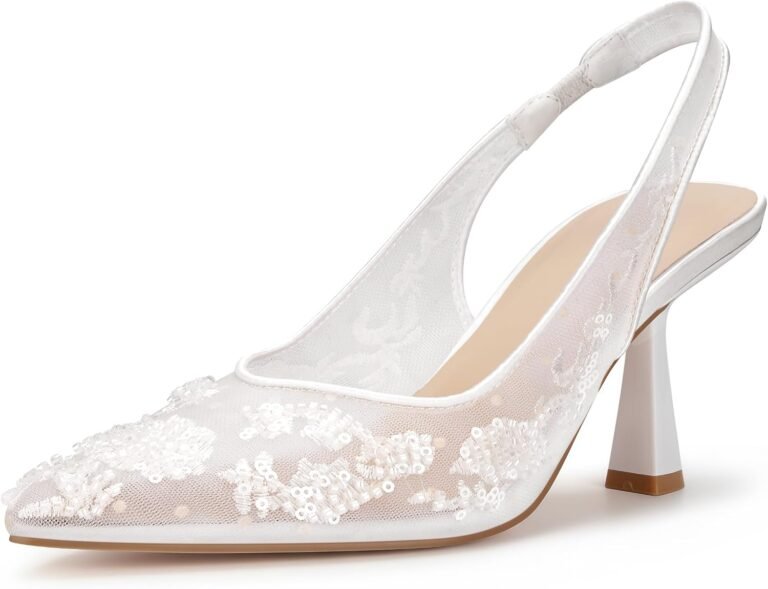 Best wedding shoes – Women’s Wedding Shoes for Bride, 2.5 Inch Kitten