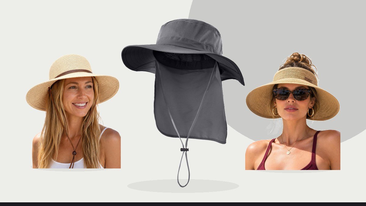 Best wide brim sun hat – Home Prefer Outdoor UPF50+ Mesh Sun Hat Wide