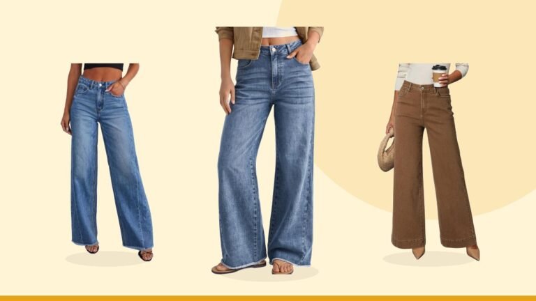 Best wide leg jeans – Trendy Queen Women's Wide Leg Jeans, Relaxed Loose