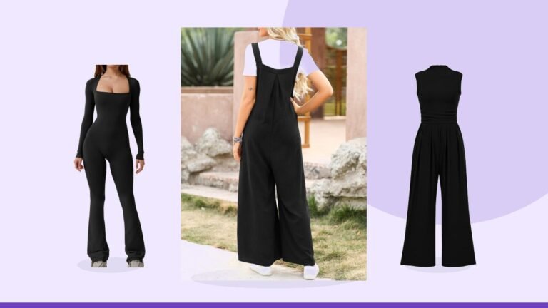 Best wide leg jumpsuit – Dokotoo Women's Casual Loose Overalls Jumpsuits One Piece