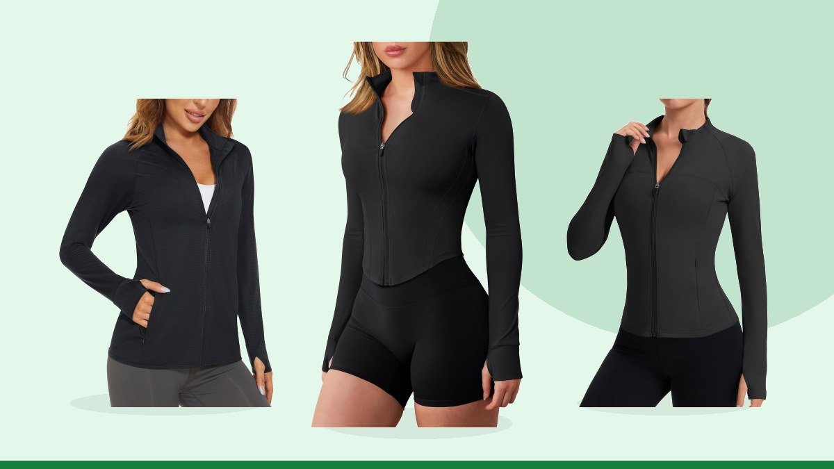 Best zip up athletic jacket – Workout Jackets for Woman, Cropped BBL Gym Athletic